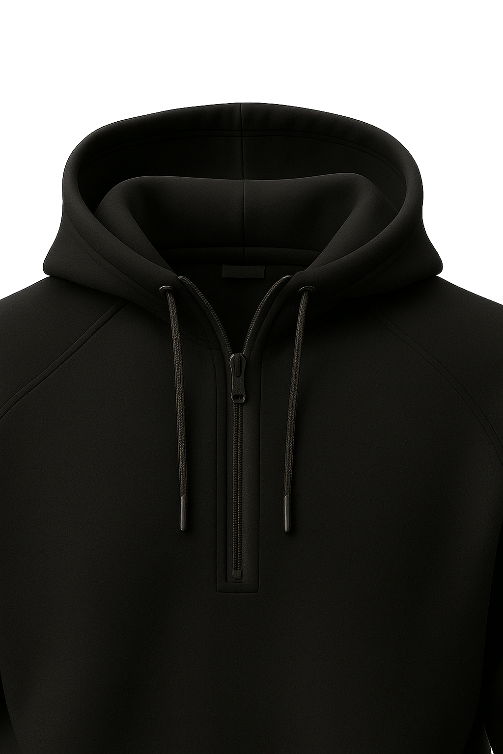 Black Essential Zipper