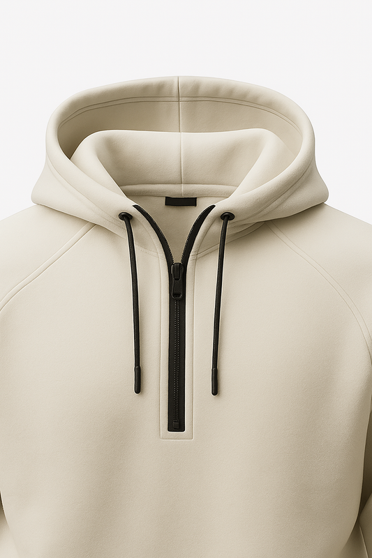 Beige Essential Zipper