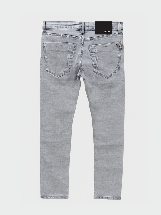 Slim Fit Grey Denim
