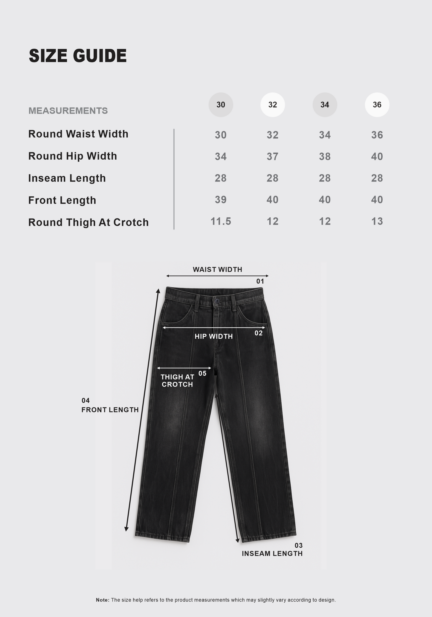 STRAIGHT-LAG DENIM