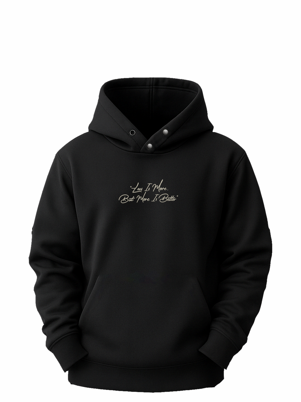 Black   Essential   Hoodie